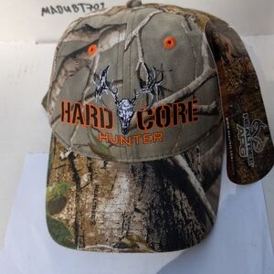 Realtree APG Hard Core Hunter Hat Cap OSFA Strap Back Deer Skull All Over Camo